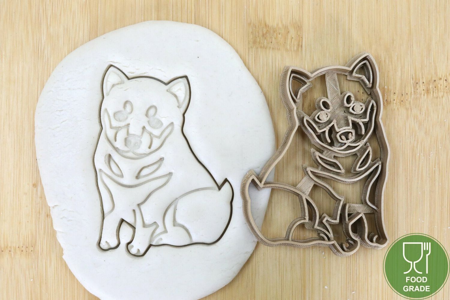 Hund Keksstempel/Ausstechform Shiba Inu ganz ca.8cm