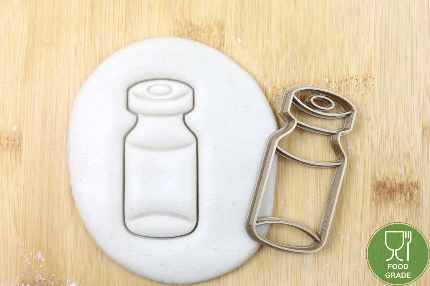 Injection Bottle Keksausstecher Plätzchen und Fondant ca.8cm