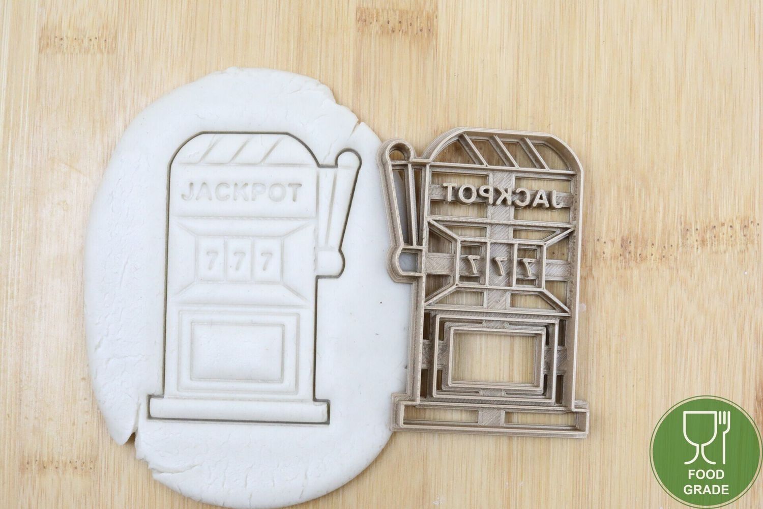 Jackpot Plätzchen Ausstechform Keksausstecher Fondant ca.8cm