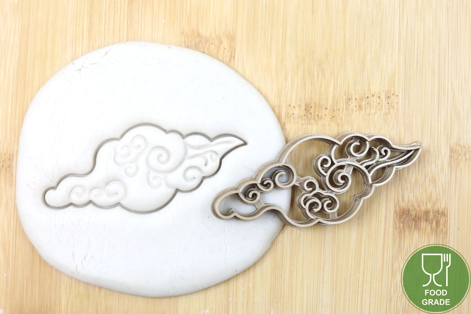 Keksstempel/Ausstechform Asiatische Wolken ca.8cm