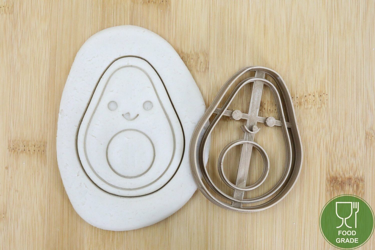 Keksstempel/Ausstechform Avocado  ca.8cm