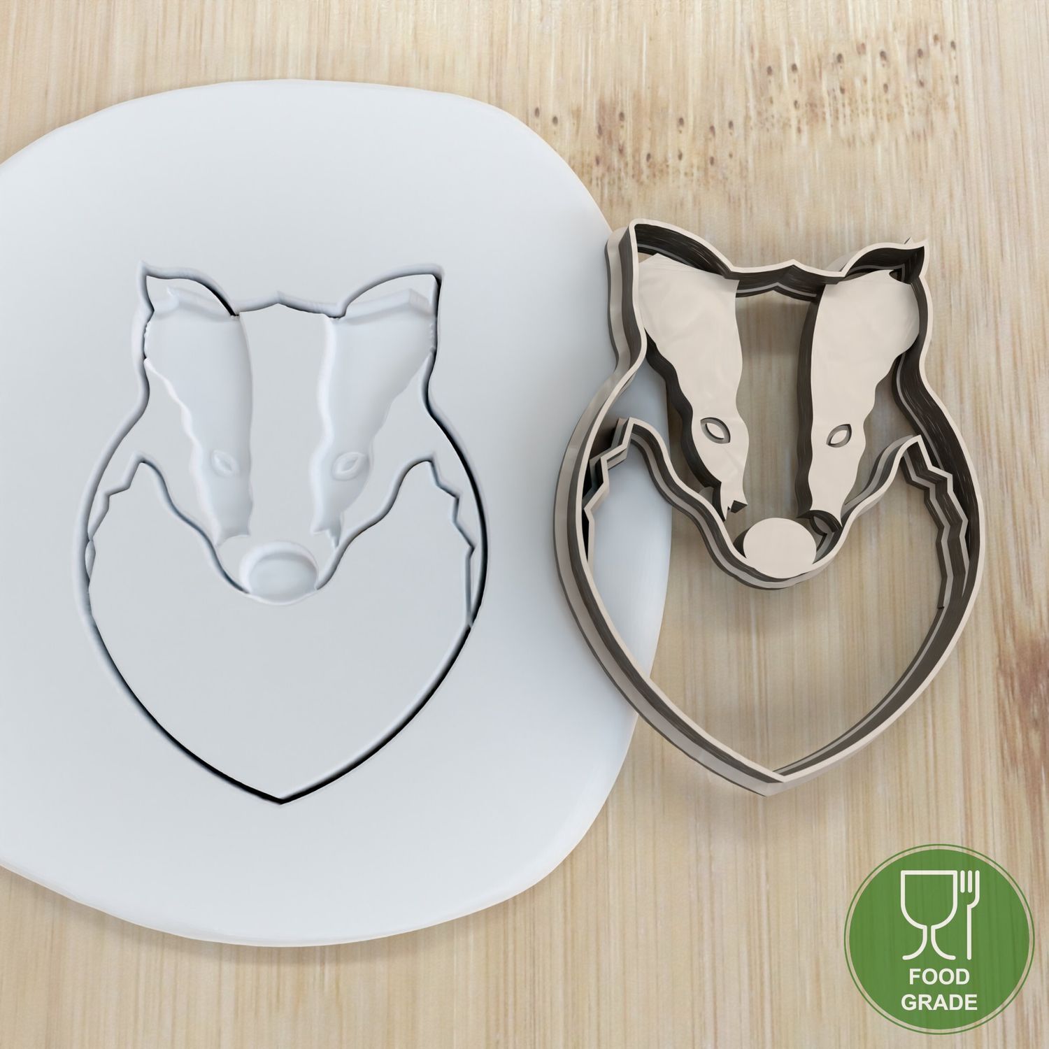 Keksstempel/Ausstechform Badger Dachs		 ca.8cm