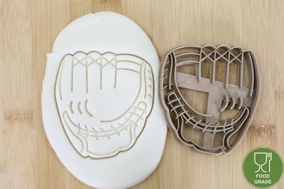 Keksstempel/Ausstechform Baseballhandschuhe ca.8cm
