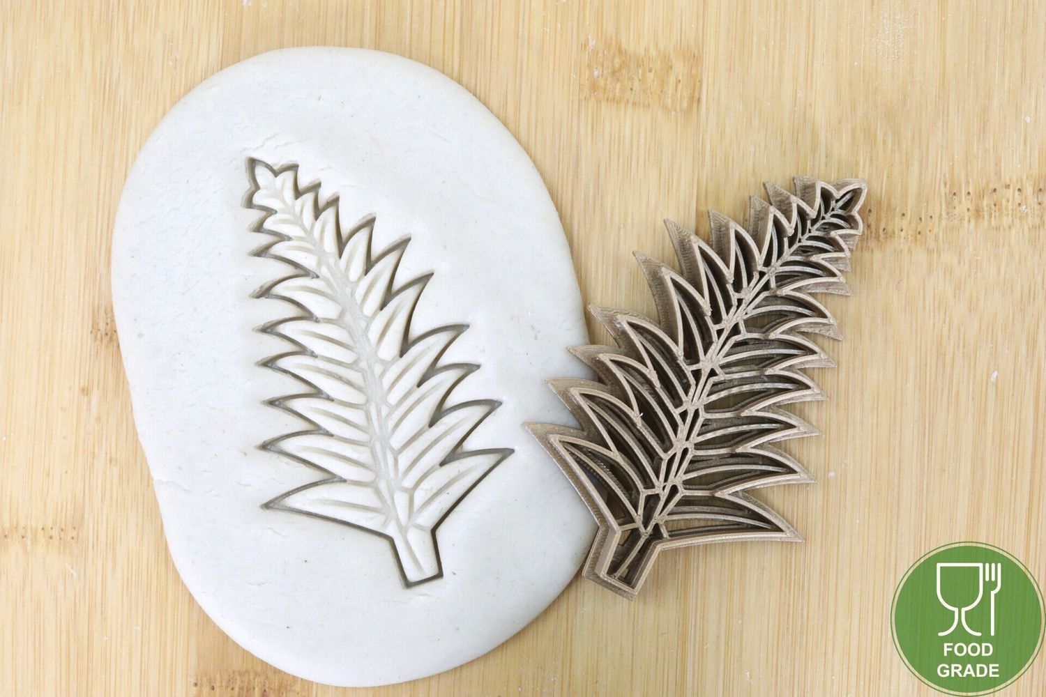 Keksstempel/Ausstechform Blatt Fern ca.8cm