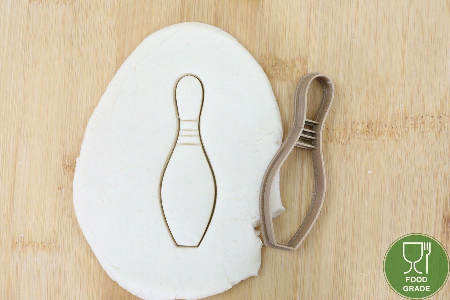Keksstempel/Ausstechform Bowling pin Flasche ca.8cm