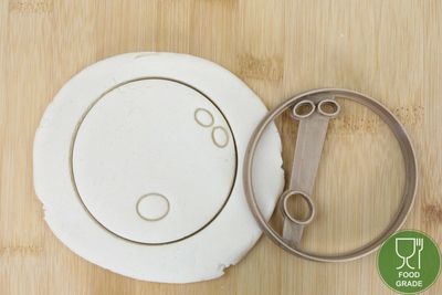 Keksstempel/Ausstechform Bowlingkugel ca.8cm