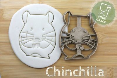 Keksstempel/Ausstechform Chinchilla ca.8cm Keksstempel/Ausstechform Chinchilla ca.8cm