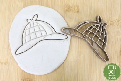 Keksstempel/Ausstechform Deerstalker Mütze ca.8cm Keksstempel/Ausstechform Deerstalker Mütze ca.8cm