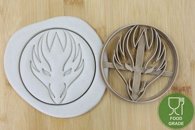 Keksstempel/Ausstechform Drachen Motive 3 ca.8cm