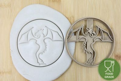 Keksstempel/Ausstechform Drachen Motive 9 ca.8cm