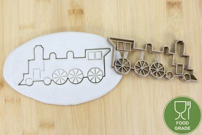 Keksstempel/Ausstechform Eisenbahn Lokomotive ca.8cm Keksstempel/Ausstechform Eisenbahn Lokomotive ca.8cm