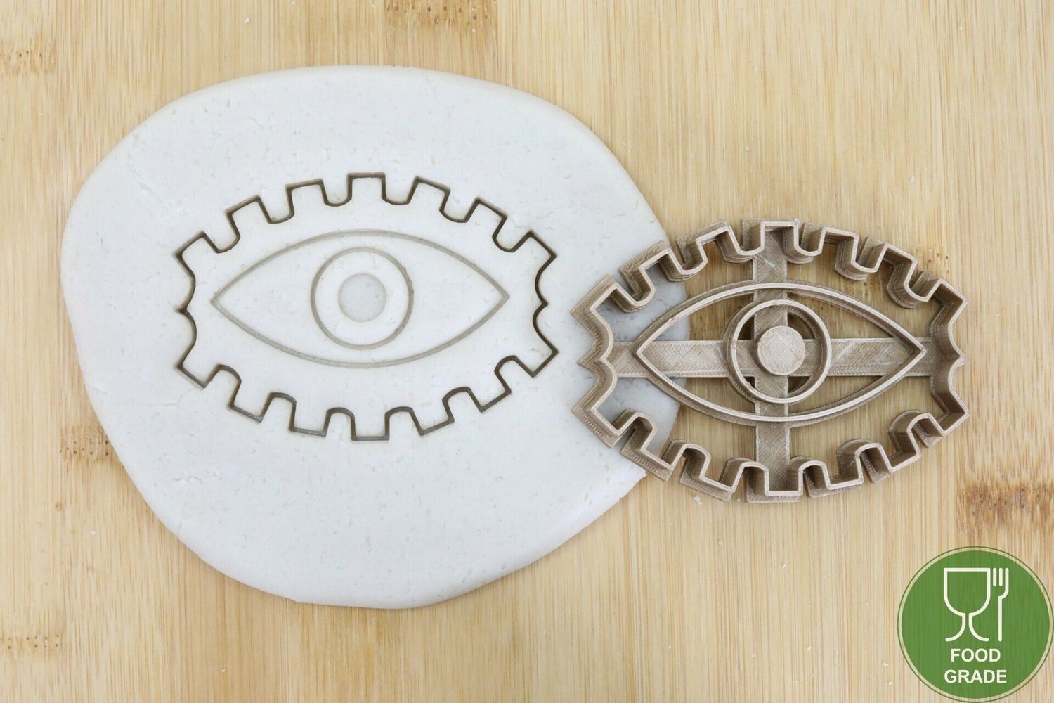 Keksstempel/Ausstechform Evil eye ca.8cm