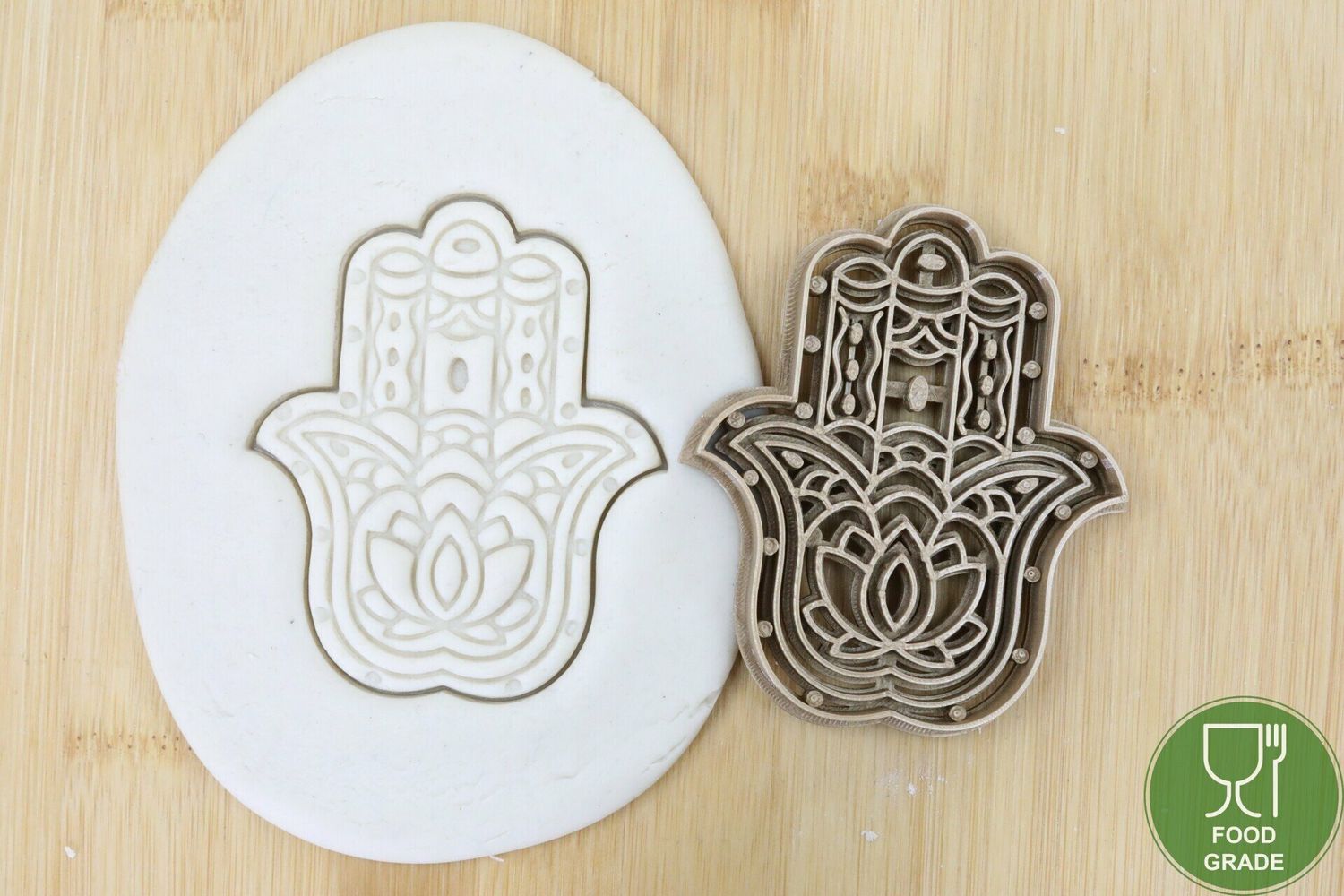 Keksstempel/Ausstechform Fatimas Hand Lotus  ca.8cm