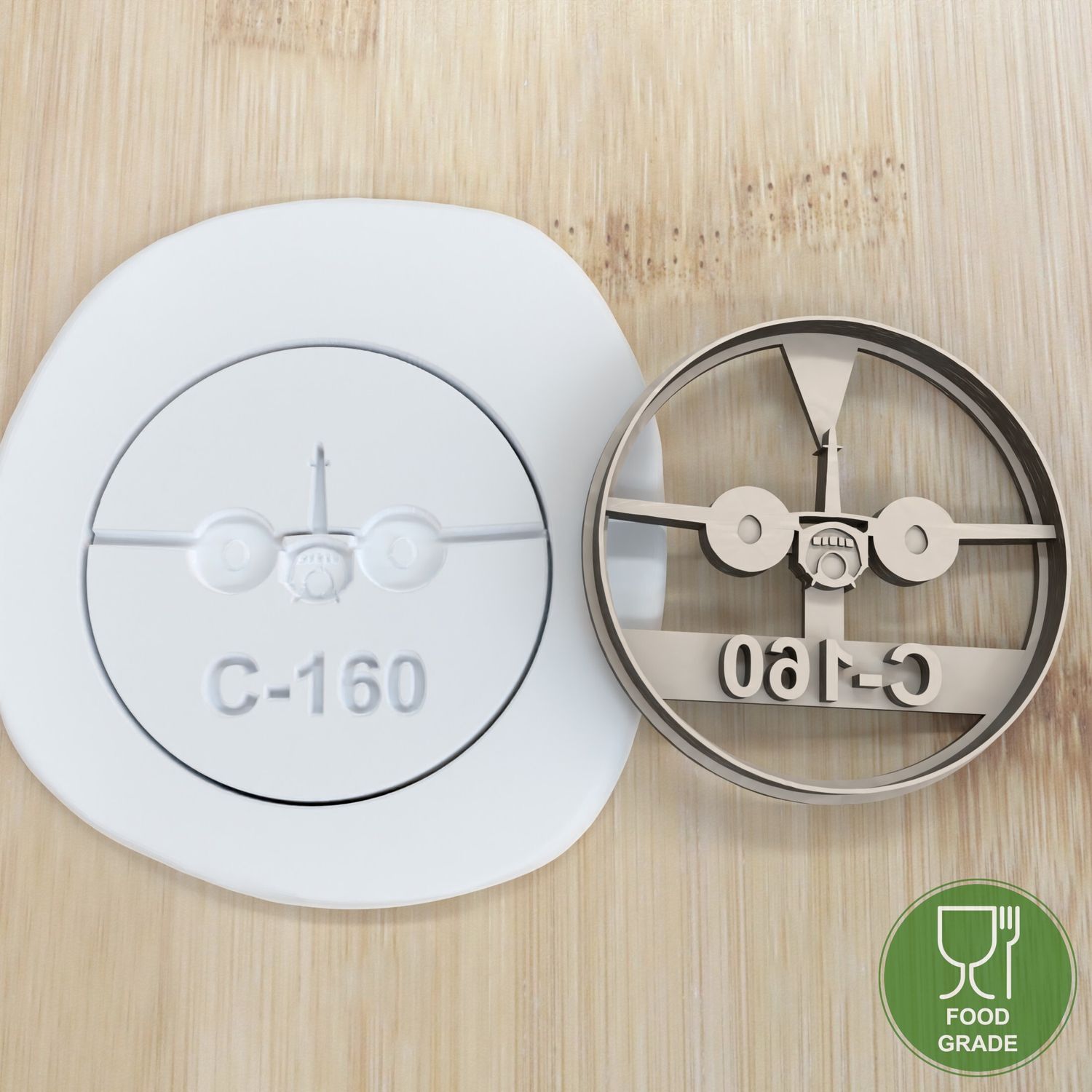 Keksstempel/Ausstechform Flugzeug C-160 ca.8cm