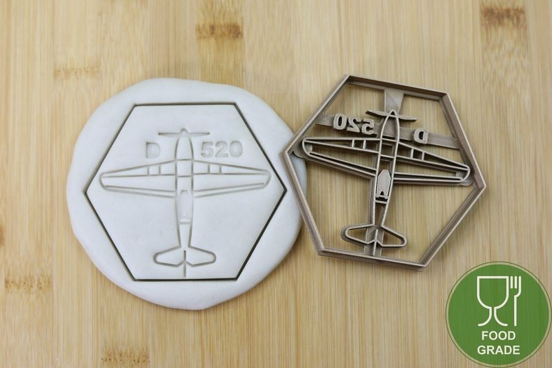 Keksstempel/Ausstechform Flugzeug D520 ca.8cm Keksstempel/Ausstechform Flugzeug D520 ca.8cm