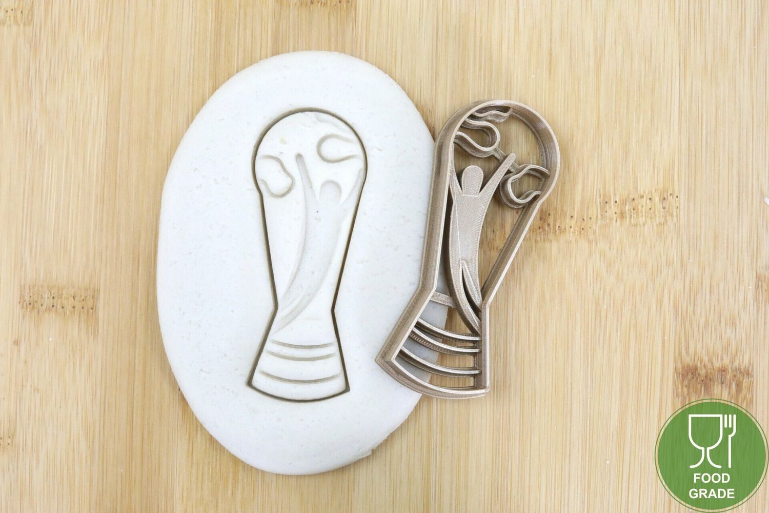 Keksstempel/Ausstechform Fussball Worldcup  ca.8cm