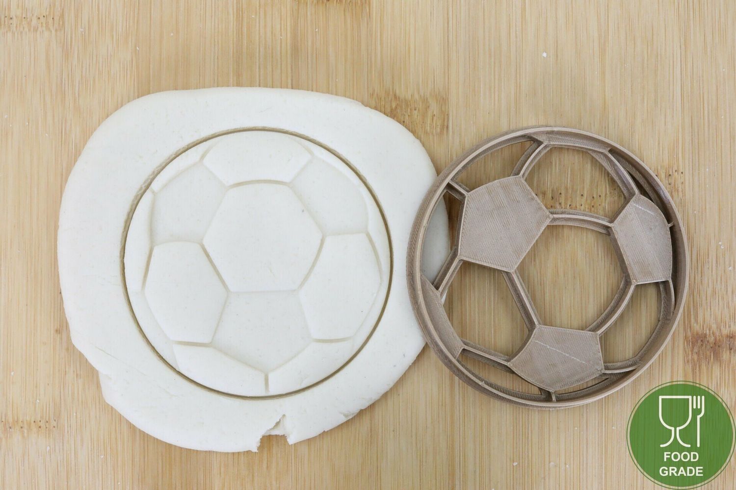 Keksstempel/Ausstechform Fußball ca.8cm
