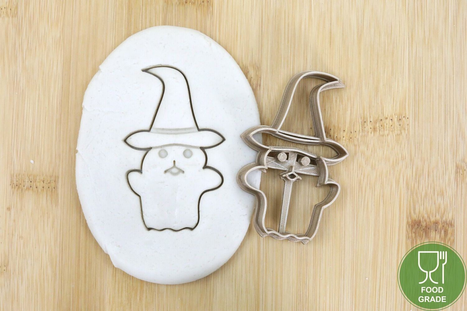 Keksstempel/Ausstechform Ghost mit Mütze ca.8cm