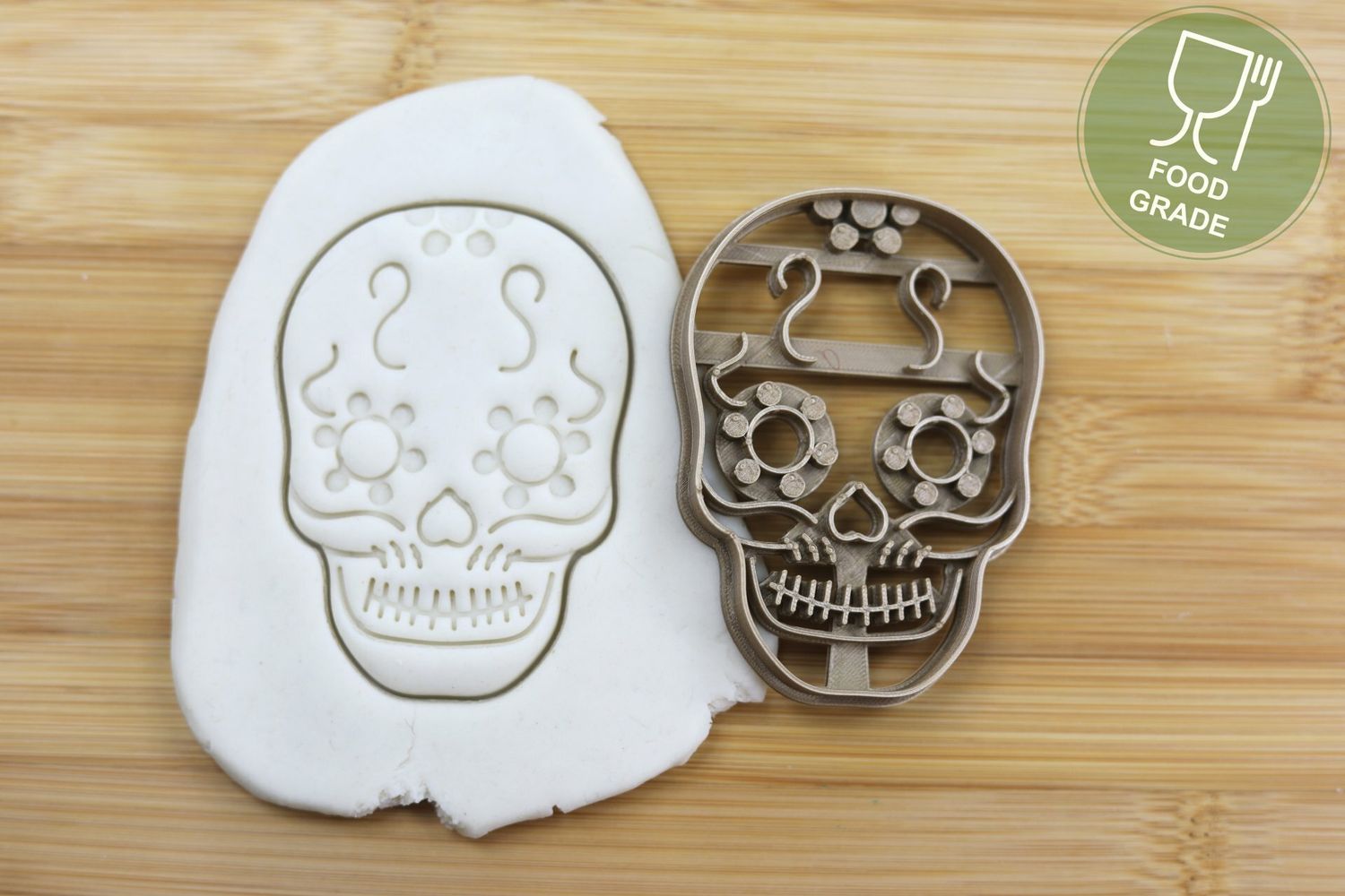 Keksstempel/Ausstechform Halloween Totenkopf ca.8cm