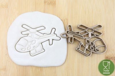 Keksstempel/Ausstechform Helikopter ca.8cm Keksstempel/Ausstechform Helikopter ca.8cm
