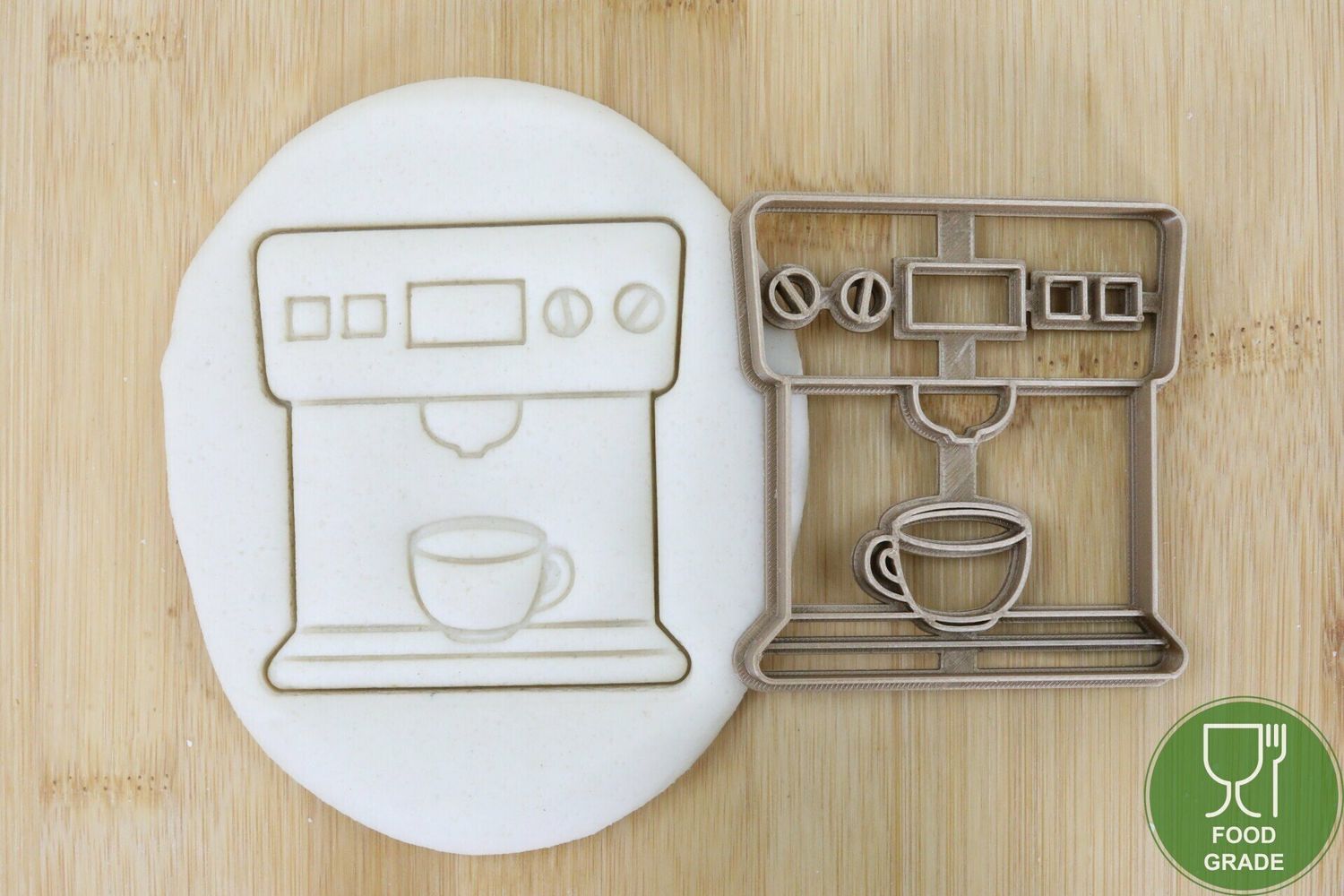 Keksstempel/Ausstechform Kaffeemaschine  ca.8cm