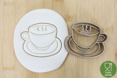 Keksstempel/Ausstechform Kaffeetasse ca.8cm Keksstempel/Ausstechform Kaffeetasse ca.8cm