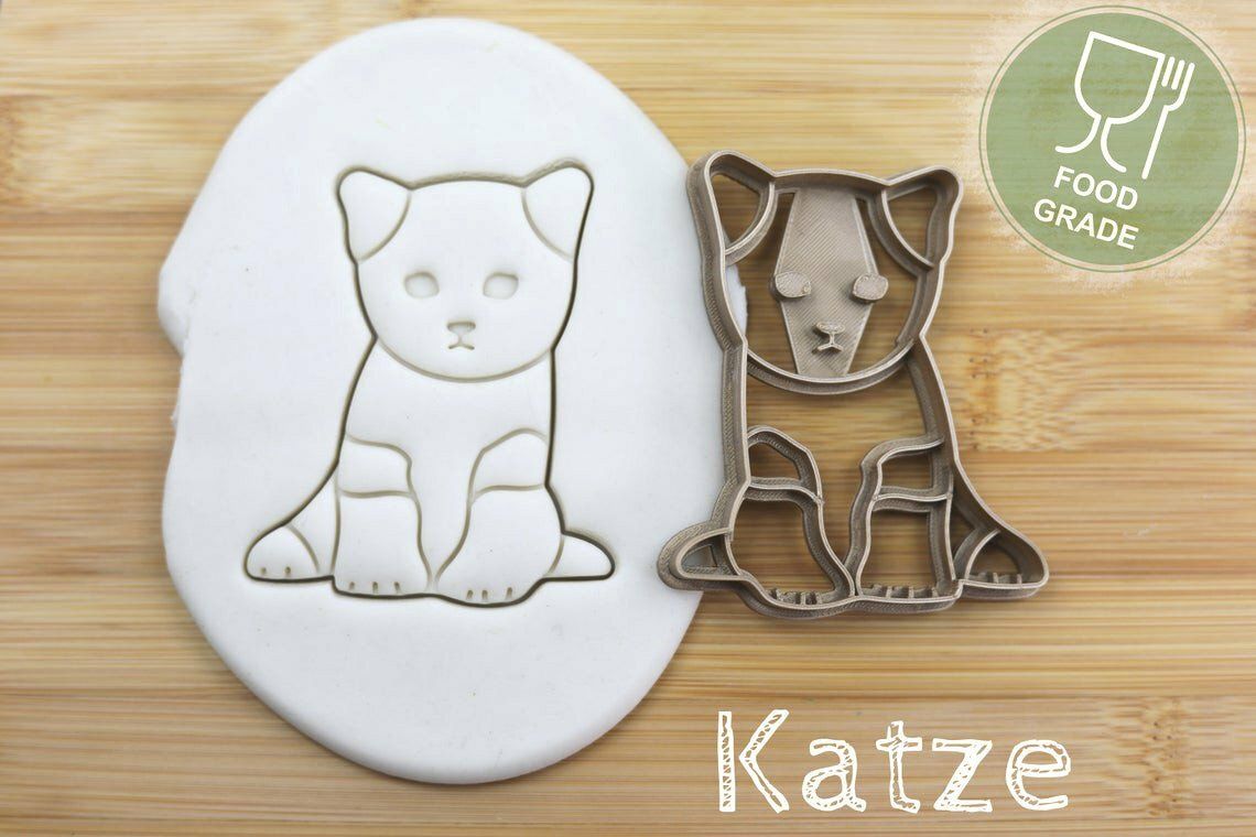 Keksstempel/Ausstechform Katze  ca.8cm