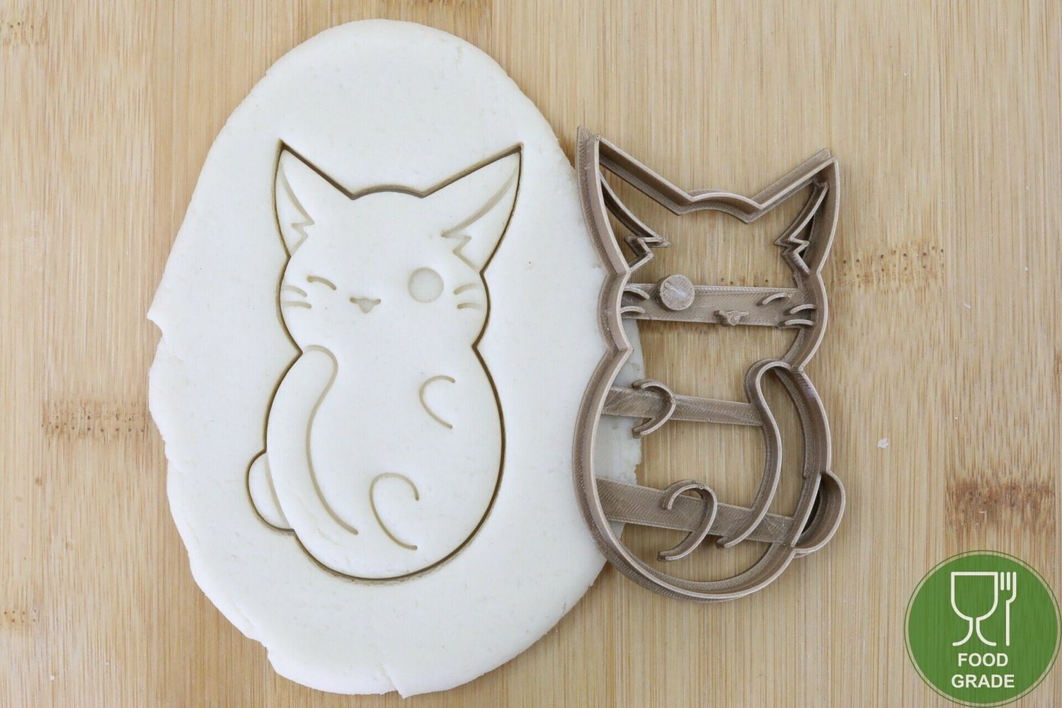 Keksstempel/Ausstechform Katze sitzt  ca.8cm