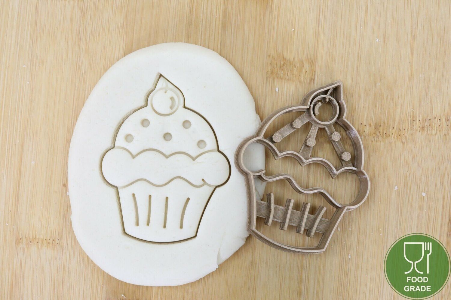 Keksstempel/Ausstechform Kirschmuffins ca.8cm