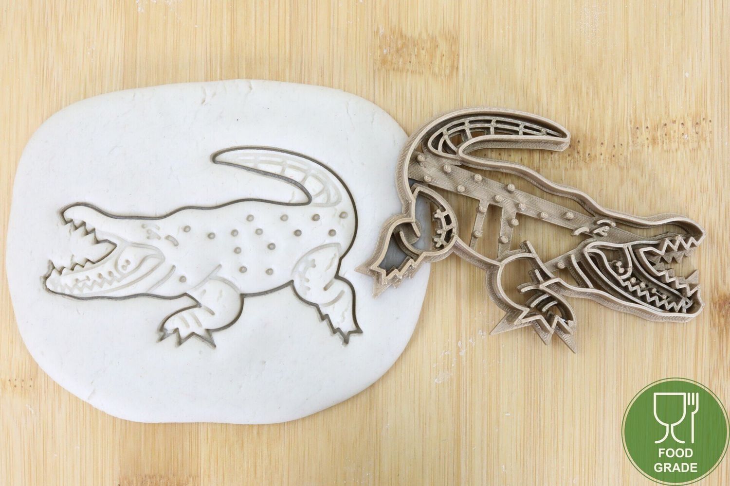 Keksstempel/Ausstechform Krokodile ca.8cm