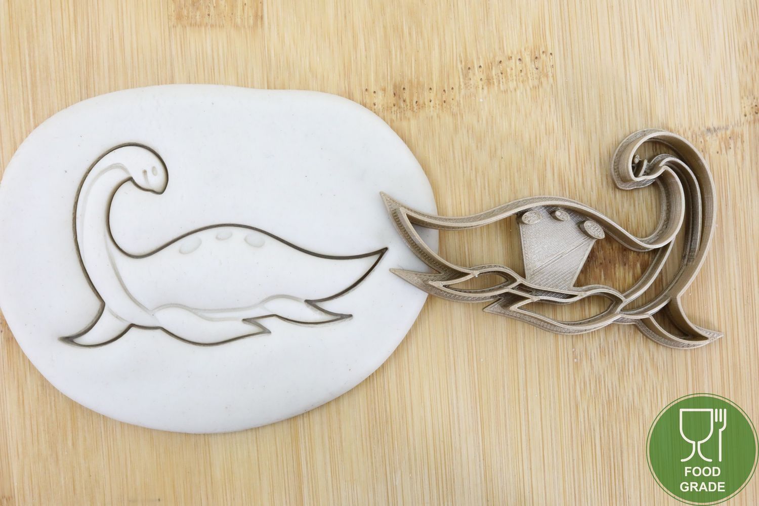 Keksstempel/Ausstechform Lochness monster ca.8cm