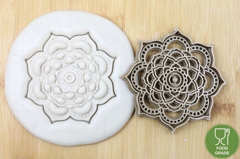 Keksstempel/Ausstechform Mandala ca.8cm