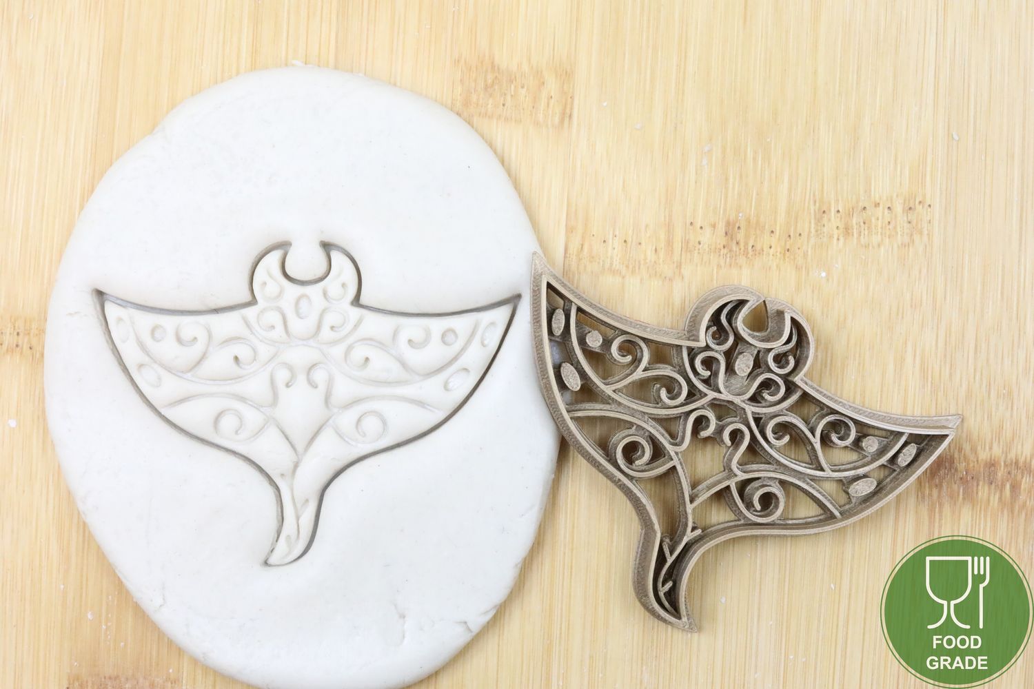 Keksstempel/Ausstechform Manta ray ca.8cm