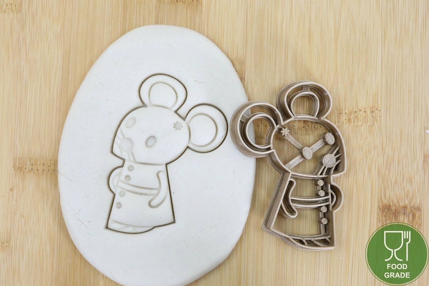 Keksstempel/Ausstechform Mausgirl ca.8cm
