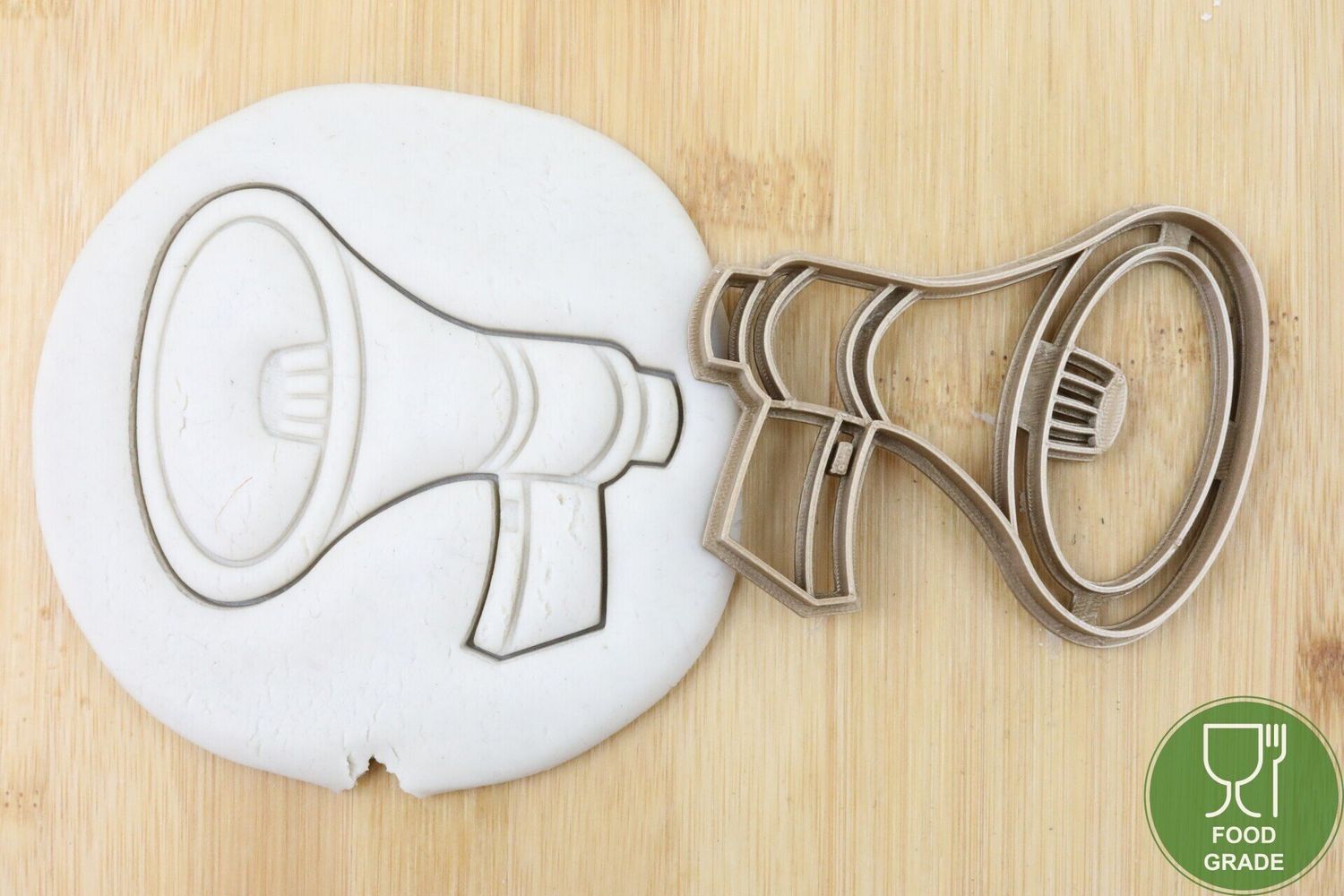Keksstempel/Ausstechform Megaphone ca.8cm