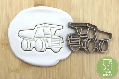 Keksstempel/Ausstechform Muldenkipper ca.8cm