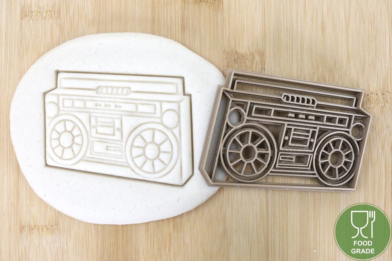 Keksstempel/Ausstechform Musik Kassettenspieler ca.8cm