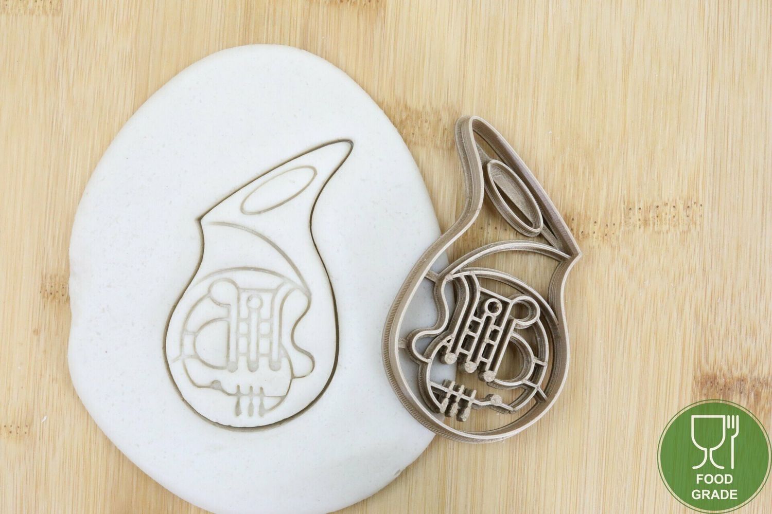 Keksstempel/Ausstechform Musikinstrument Korn ca.8cm