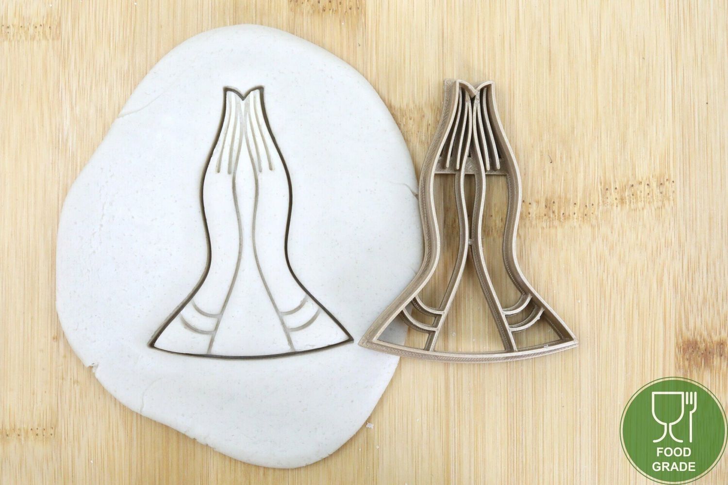 Keksstempel/Ausstechform Namaste Hand  ca.8cm