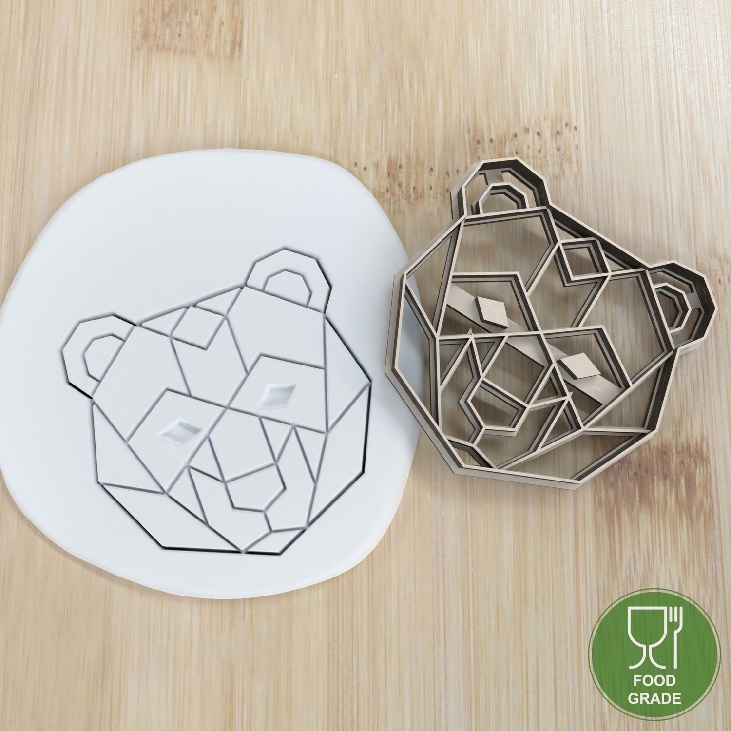 Keksstempel/Ausstechform Origami Bear ca.8cm