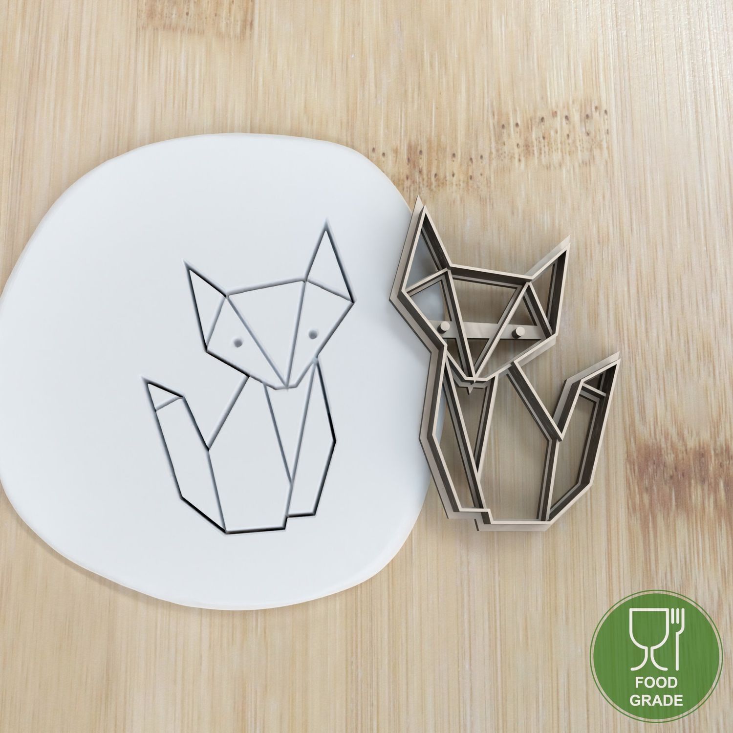 Keksstempel/Ausstechform Origami Cat ca.8cm