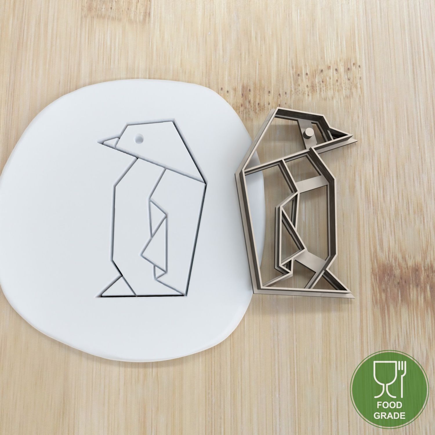 Keksstempel/Ausstechform Origami Pinguine ca.8cm