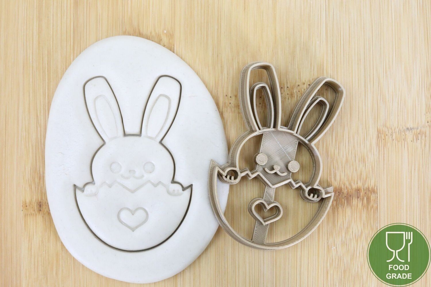 Keksstempel/Ausstechform Ostern Hase im Ei  ca.8cm
