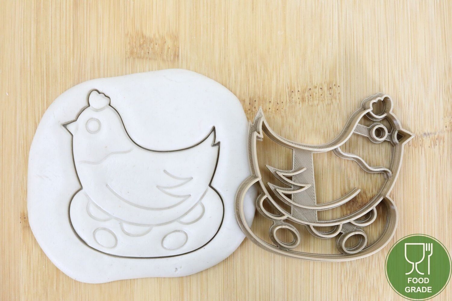 Keksstempel/Ausstechform Ostern Huhn Ei ca.8cm