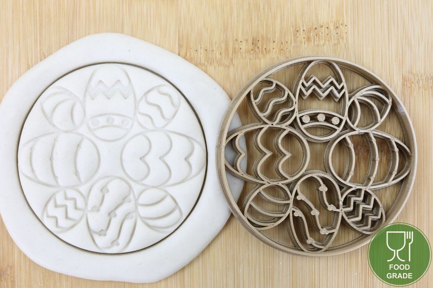 Keksstempel/Ausstechform Ostern Mandala Eier  ca.8cm
