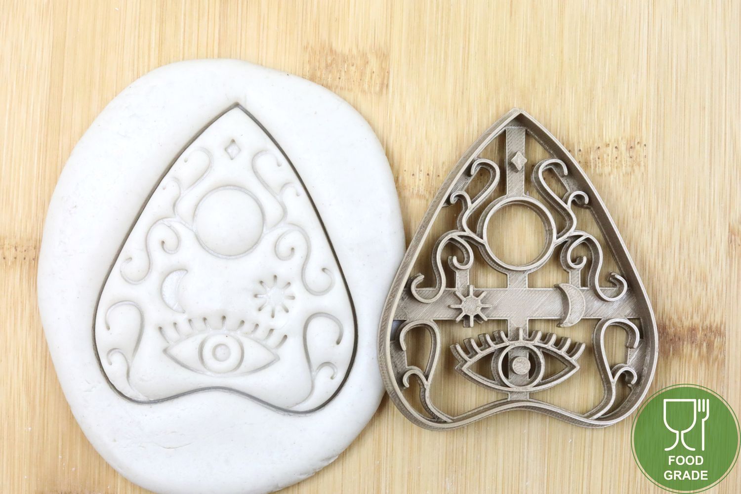 Keksstempel/Ausstechform Ouija brett planchette ca.8cm