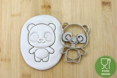 Keksstempel/Ausstechform Panda ca.8cm Keksstempel/Ausstechform Panda ca.8cm