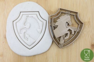 Keksstempel/Ausstechform Pferdeschild ca.8cm Keksstempel/Ausstechform Pferdeschild ca.8cm