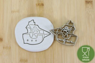 Keksstempel/Ausstechform Pirat Ship ca.8cm