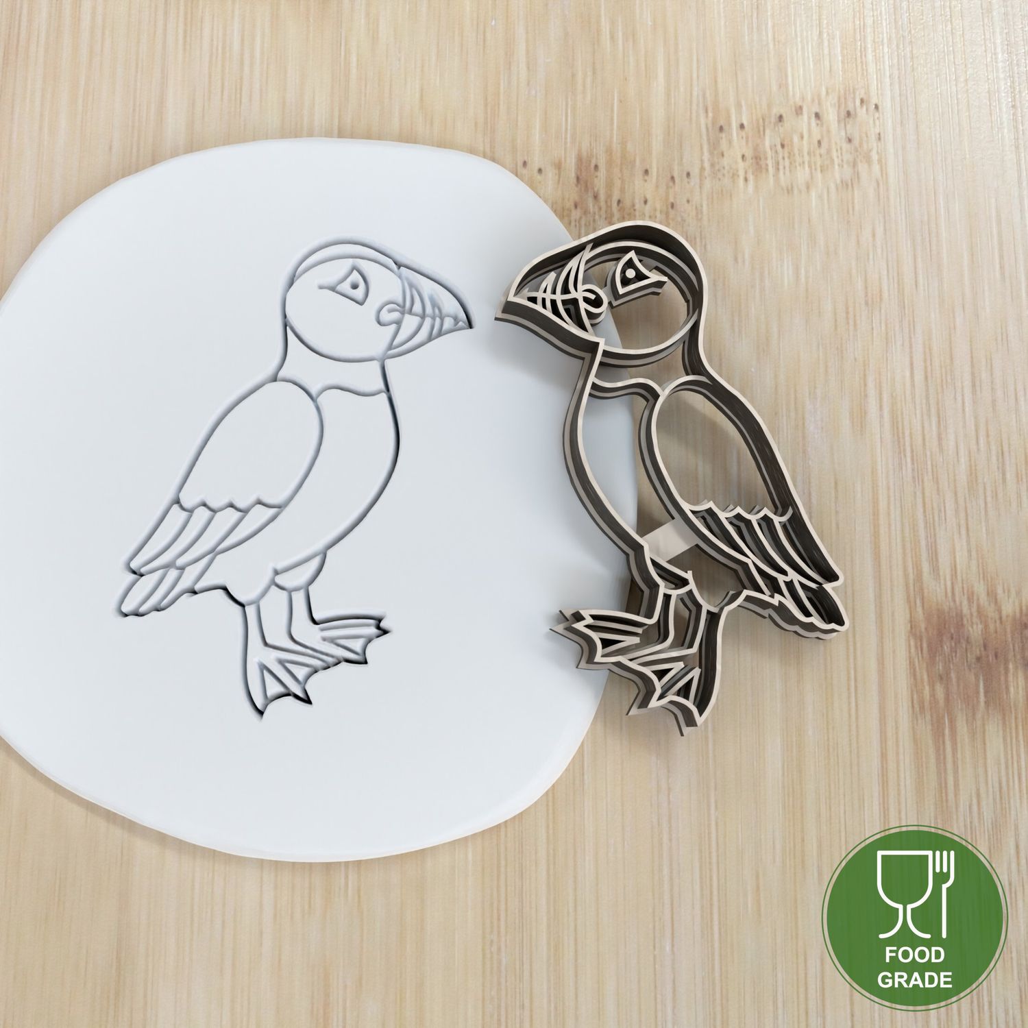 Keksstempel/Ausstechform Puffin ca.8cm